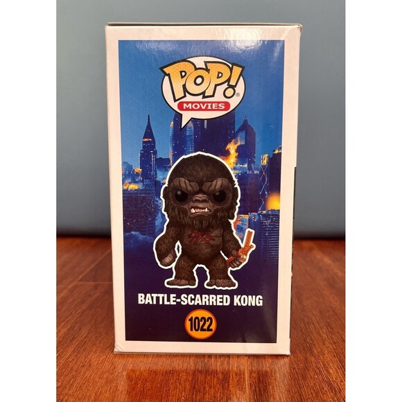 NEW Godzilla VS Kong Battle Scarred Kong Funko Pop! Vinyl Figure #1022 Movie - Picture 2 of 5
